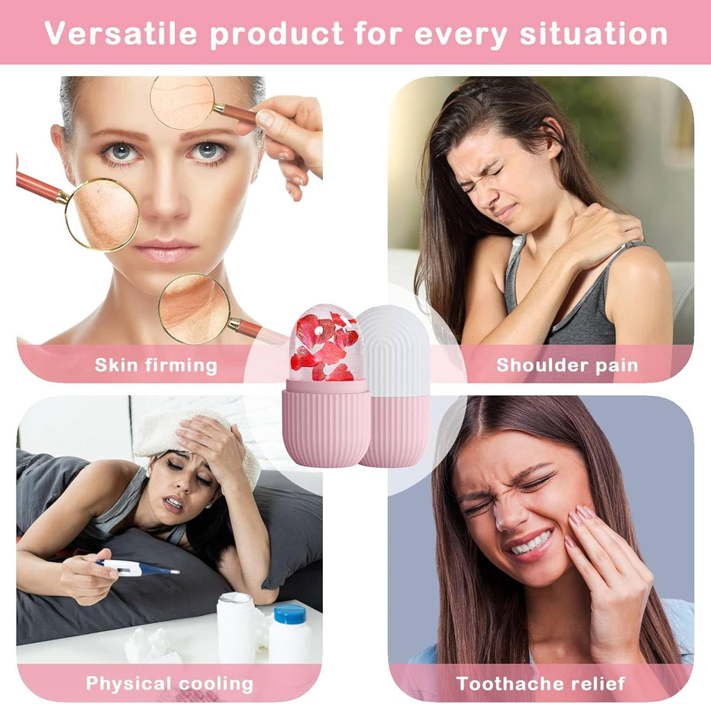 Massager for Face, Eyes and Neck Naturally Conditioning and Skin Care,De-Puff Eye Bags,Reduce Migraine Pain,Reusable ... - Image 2