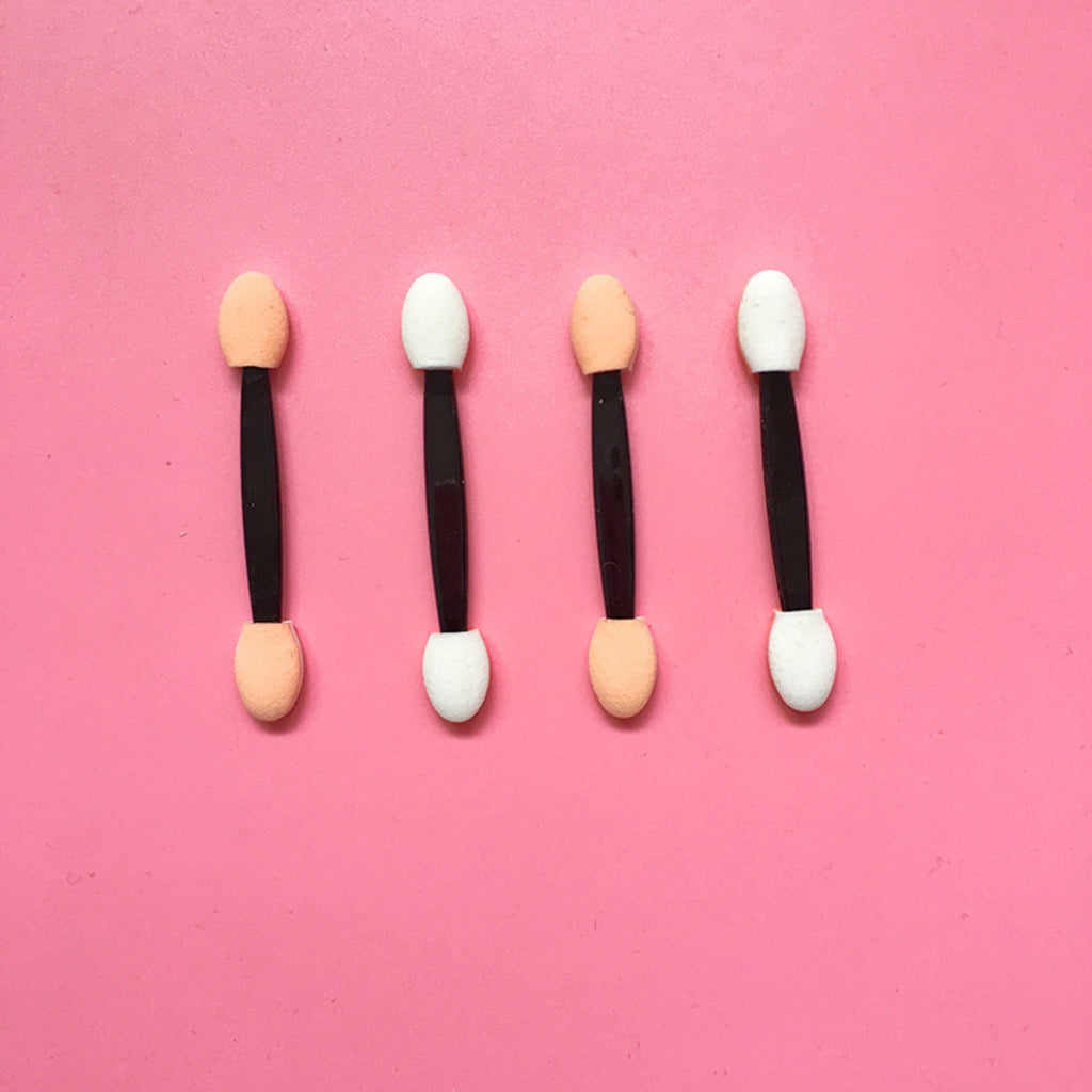 Makeup , Disposable Sides Eye Shadow Sponge Applicators Length Eyeshadow es Makeup Applicator 120 Pieces - Image 5