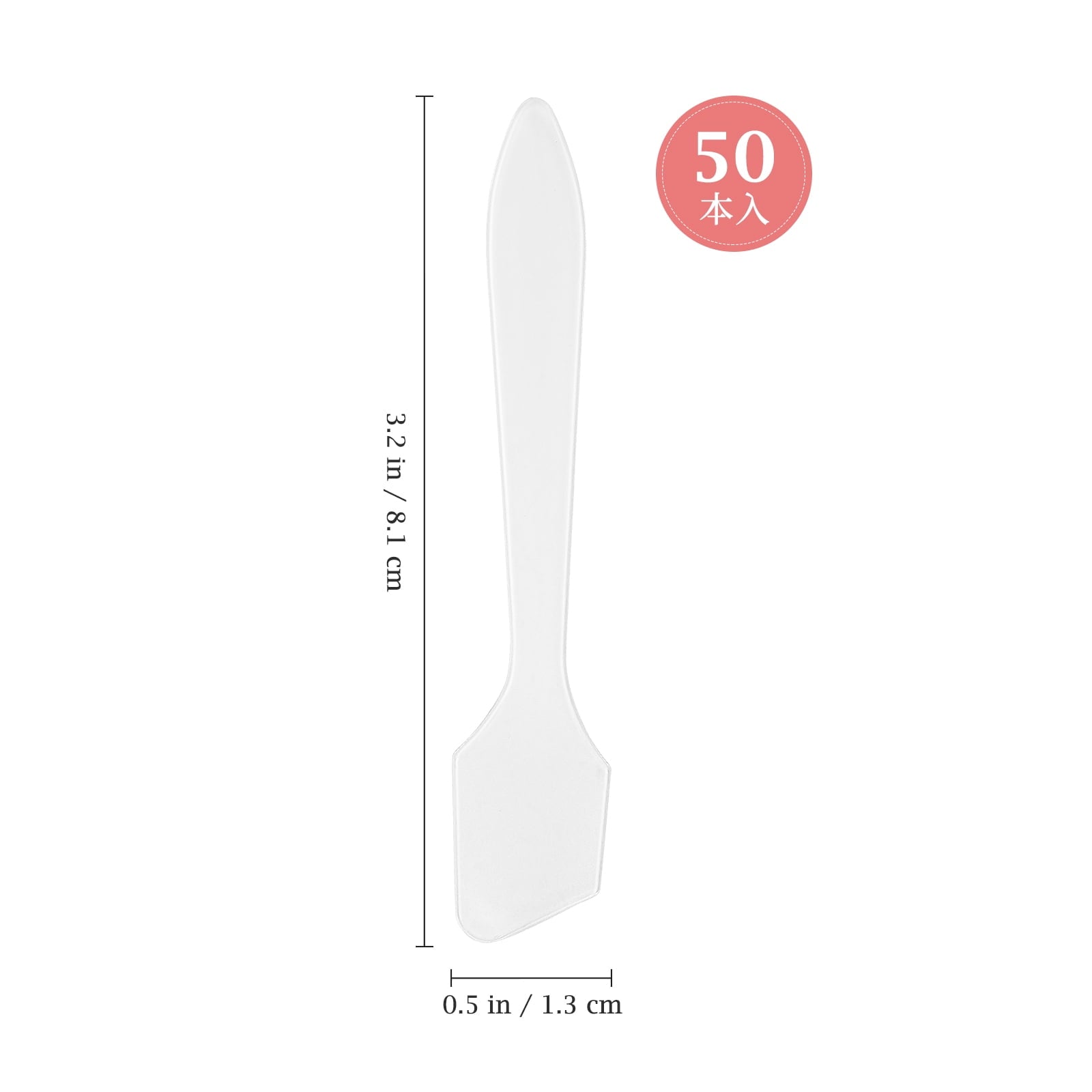 50pcs Face Cream Applicator Mask Applying Sticks Skin Care Cream Spoons Makeup Tools - Image 2