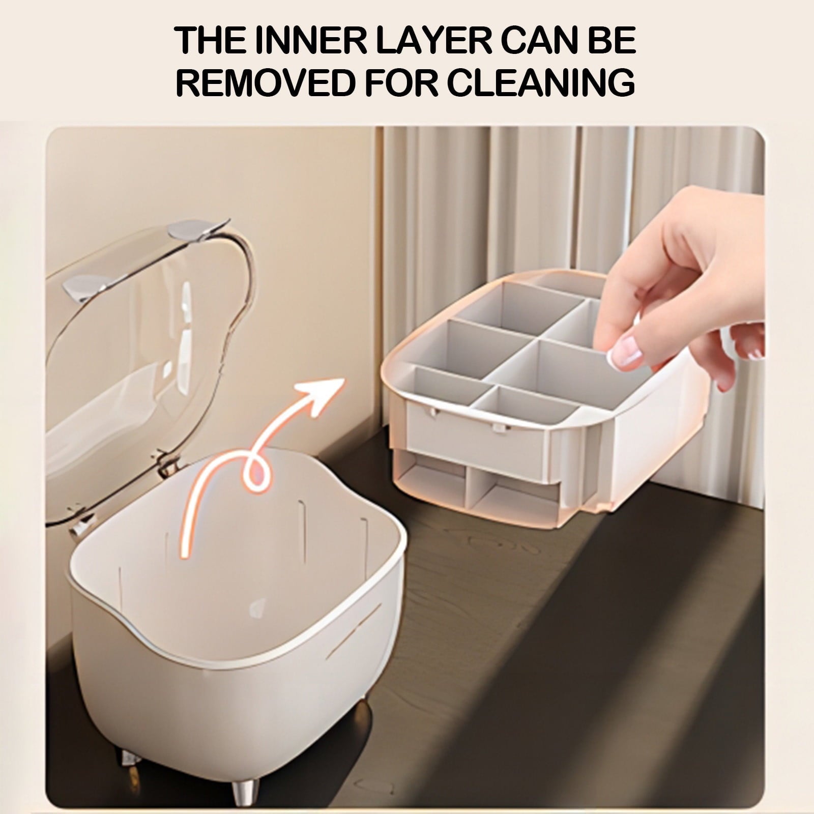 Upgrade Large Makeup Organizer Countertop Cosmetic Organizer Makeup Storage Organizer Skincare Organizers Bathroom Co... - Image 5