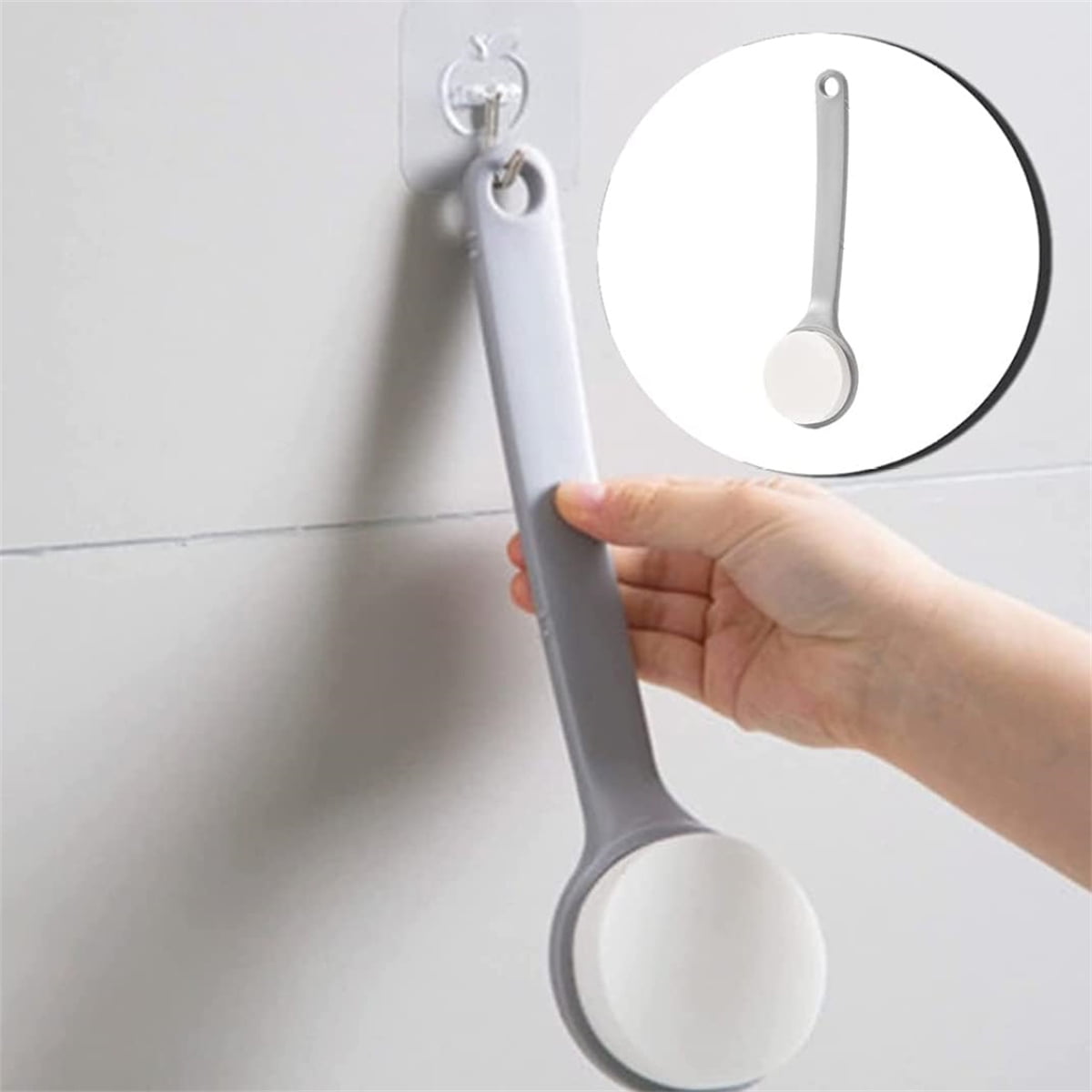 Gray Portable Lotion Applicator,1 Pack Durable Lotion Applicator for Back, Portable Sunscreen Brush Tool for Women an... - Image 4