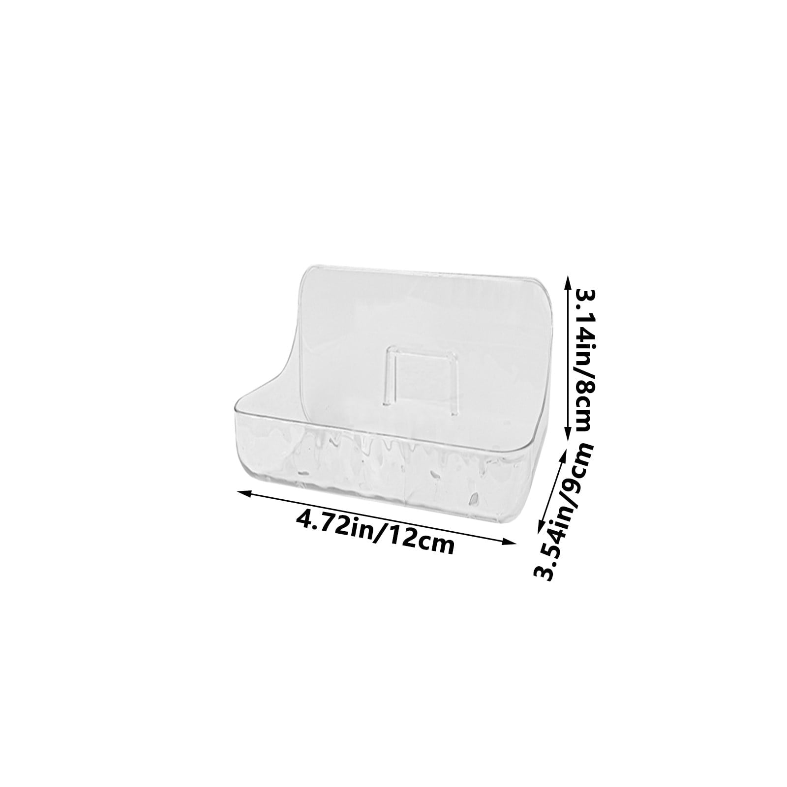 Acrylic Bathroom Shelf Wall Mounted, Large Capacity Shower Storage Rack, Water-Resistant Cosmetic Organizer for Makeu... - Image 3