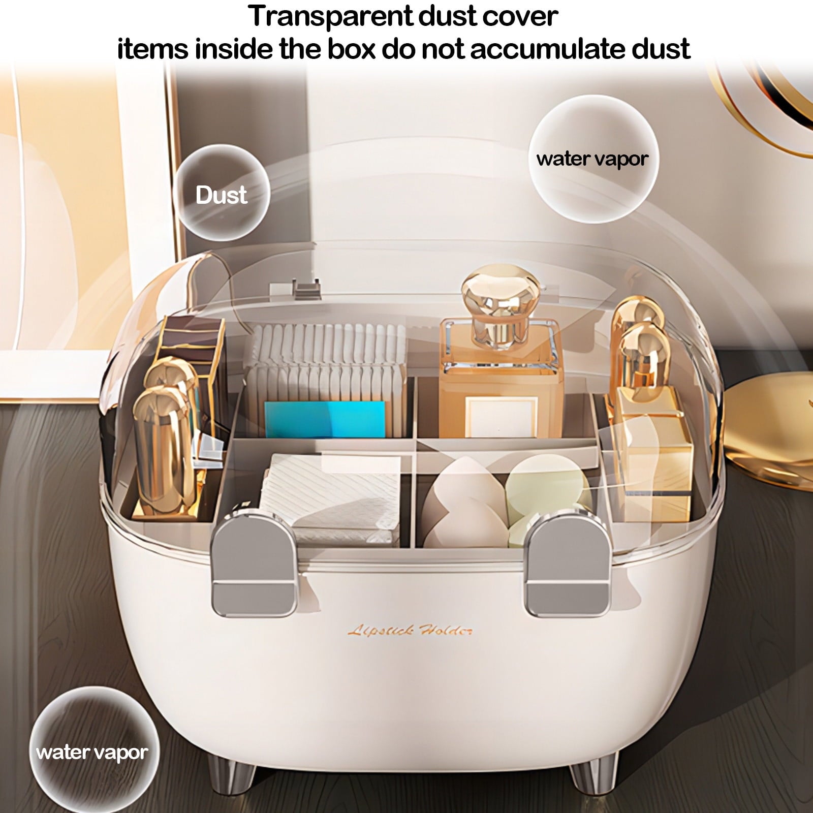 Upgrade Large Makeup Organizer Countertop Cosmetic Organizer Makeup Storage Organizer Skincare Organizers Bathroom Co... - Image 4