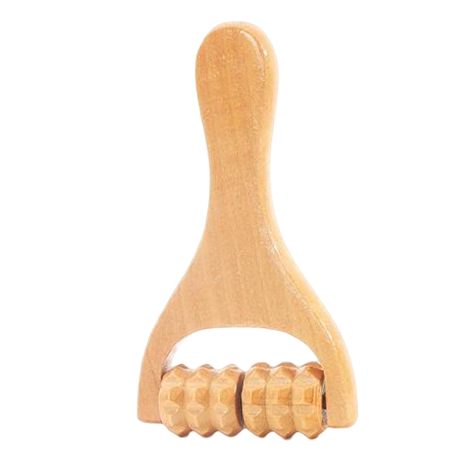 Manual Handheld Roller Massager Professional Wooden Body Massage Tool for Shoulders, Face, Thighs, Back, Hands Style B - Image 5