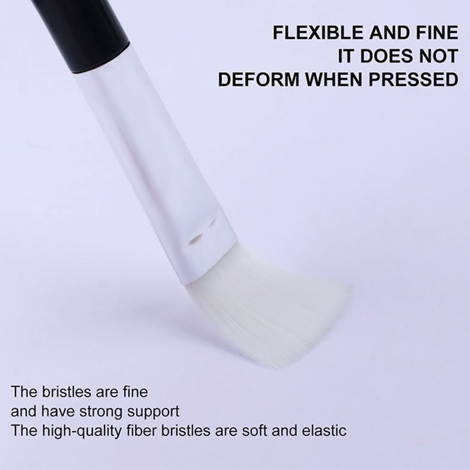 Pack of 4 Facials Mask Applicators Brushes Hygienic Synthetic Fiber Bristles for Precise Skincare Hygienic Application - Image 4