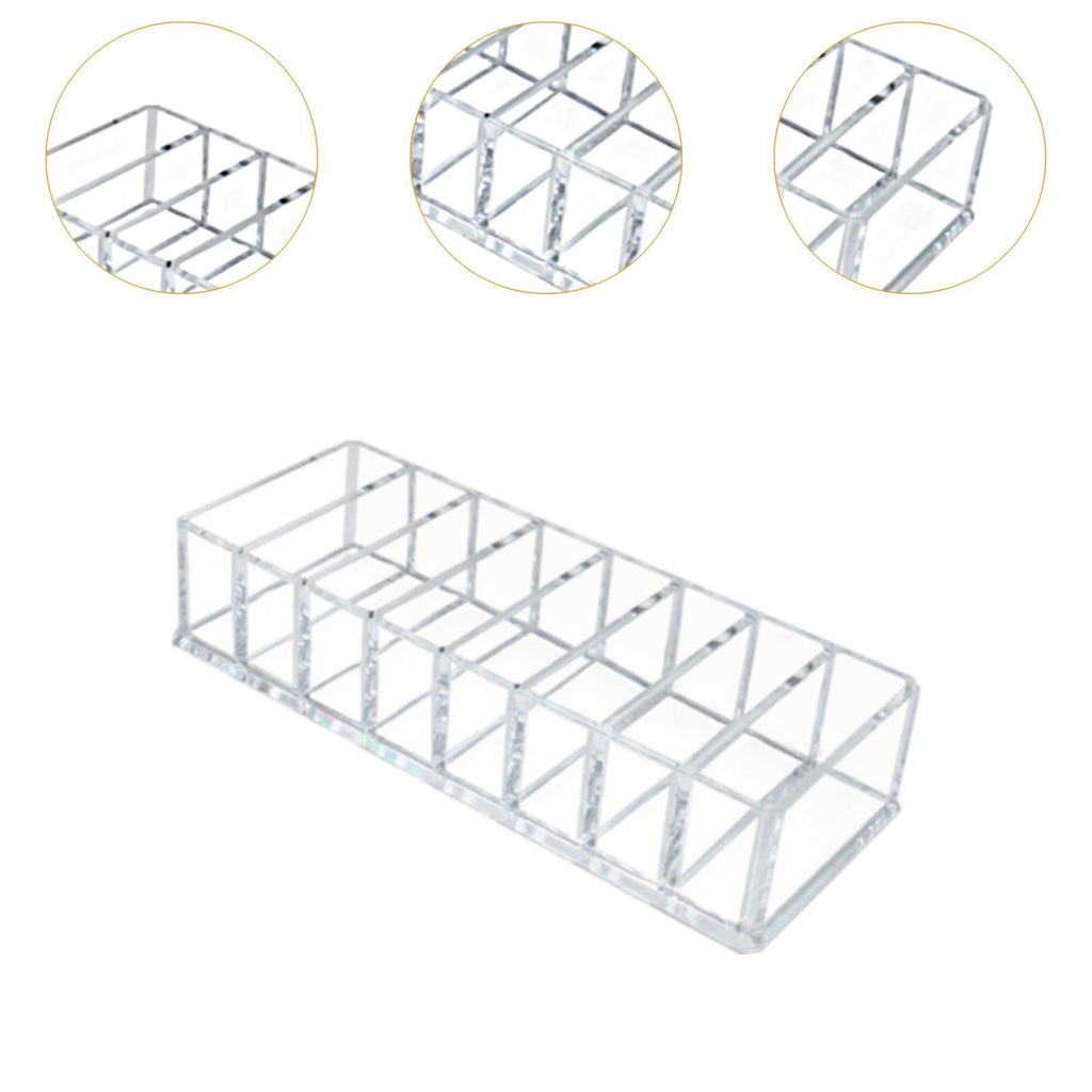 Compact Make Up Organizer Made of Acrylic, Display Case for Skincare Cosmetics, Make Up Organizer with 8 Cube Compart... - Image 6