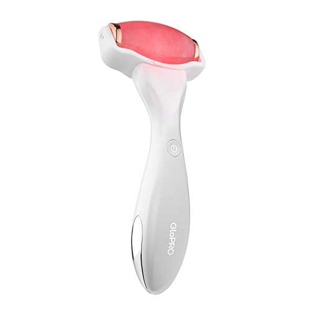 GloPRO Rose Quartz Roller Attachment Head, All-In-One Contouring Face and Body Head - Image 3
