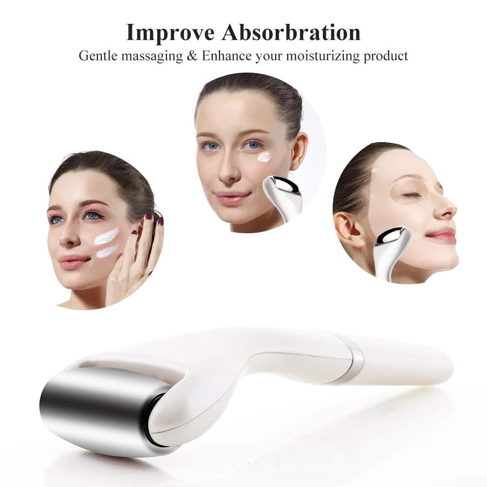Anti-Aging Face Body Massager with Stainless Steel Roller - Image 4