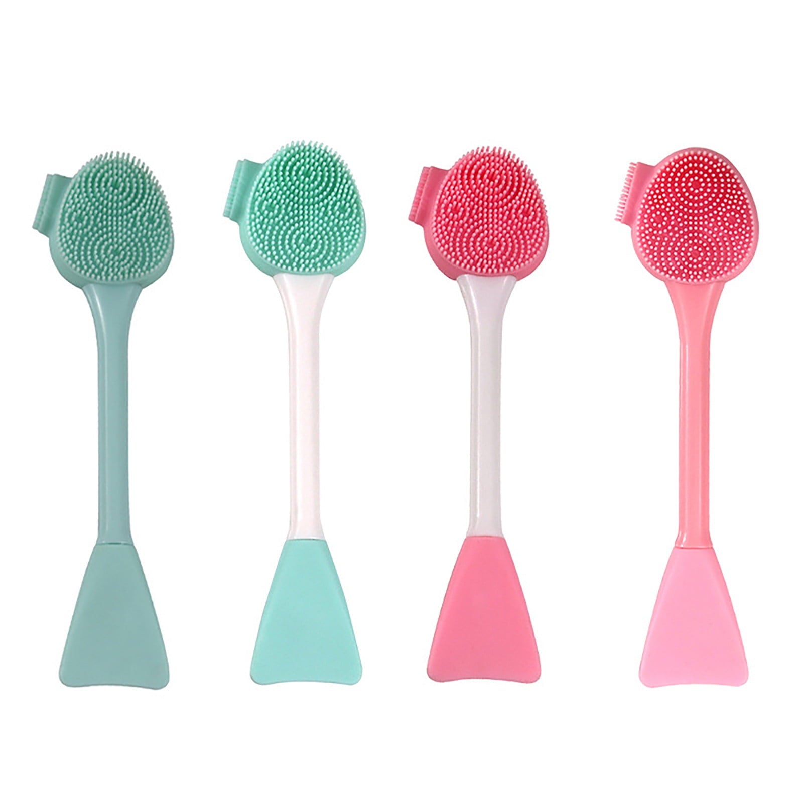 2 In 1 Double Ended Silicone Face Cleansing Brush and Massage Tool for Deep Cleaning Beauty Tool for Facial Applicati... - Image 4