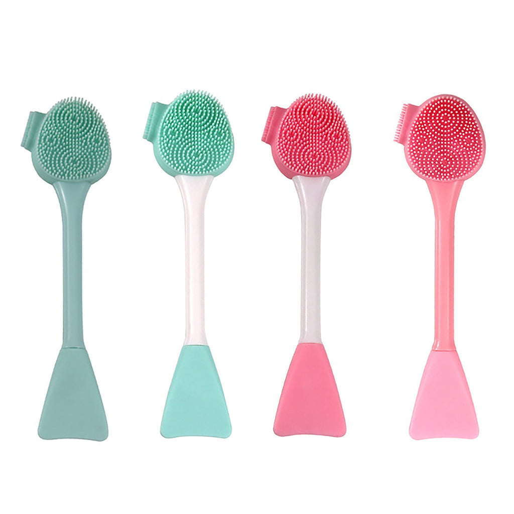 Beauty Tools 2 In 1 Double Ended Silicone Face Cleansing Brush for Deep Cleaning and Massage - Multifunctional Facial... - Image 4
