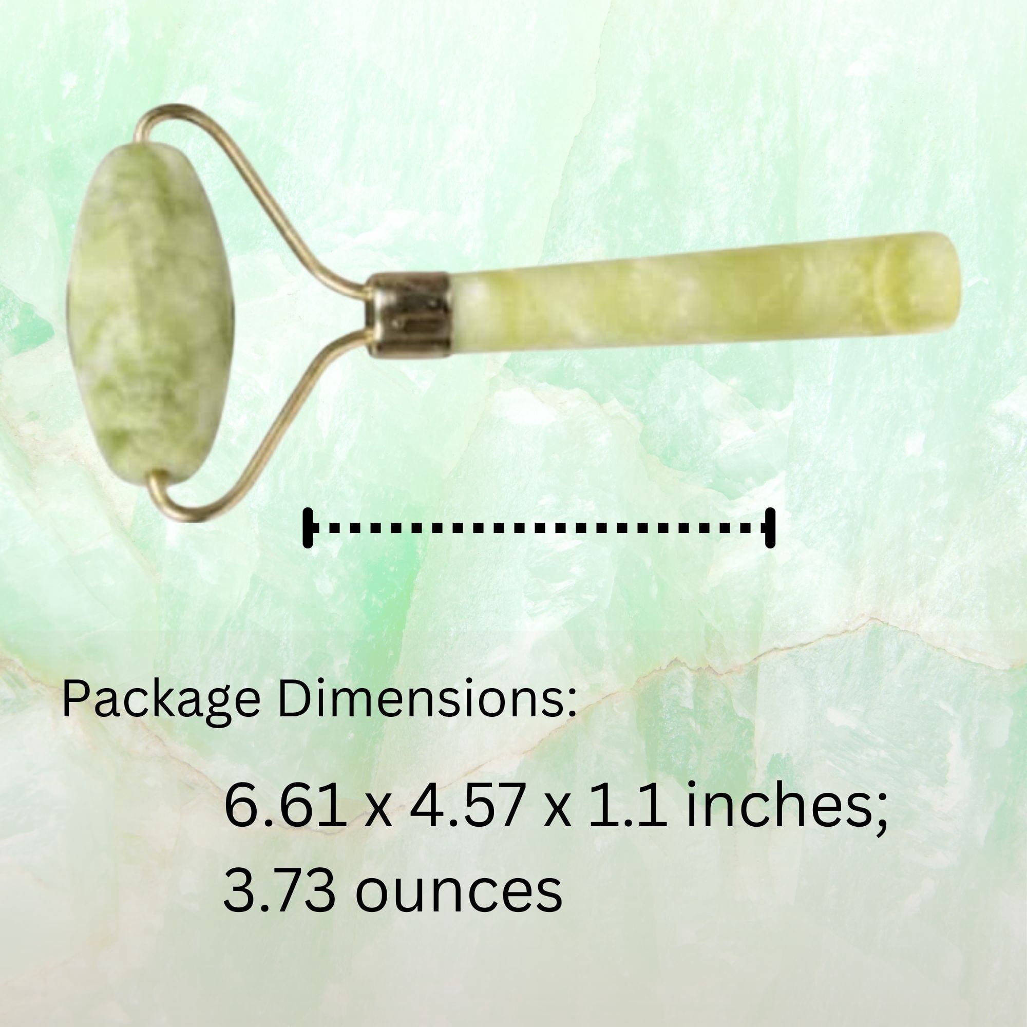 Jade Rollers Skincare Tool Facial Roller Natural 100% Real, Beauty Face Neck Eye Wrinkles Puffiness Massage Botox Therapy Care Under-eye Bag - Image 2