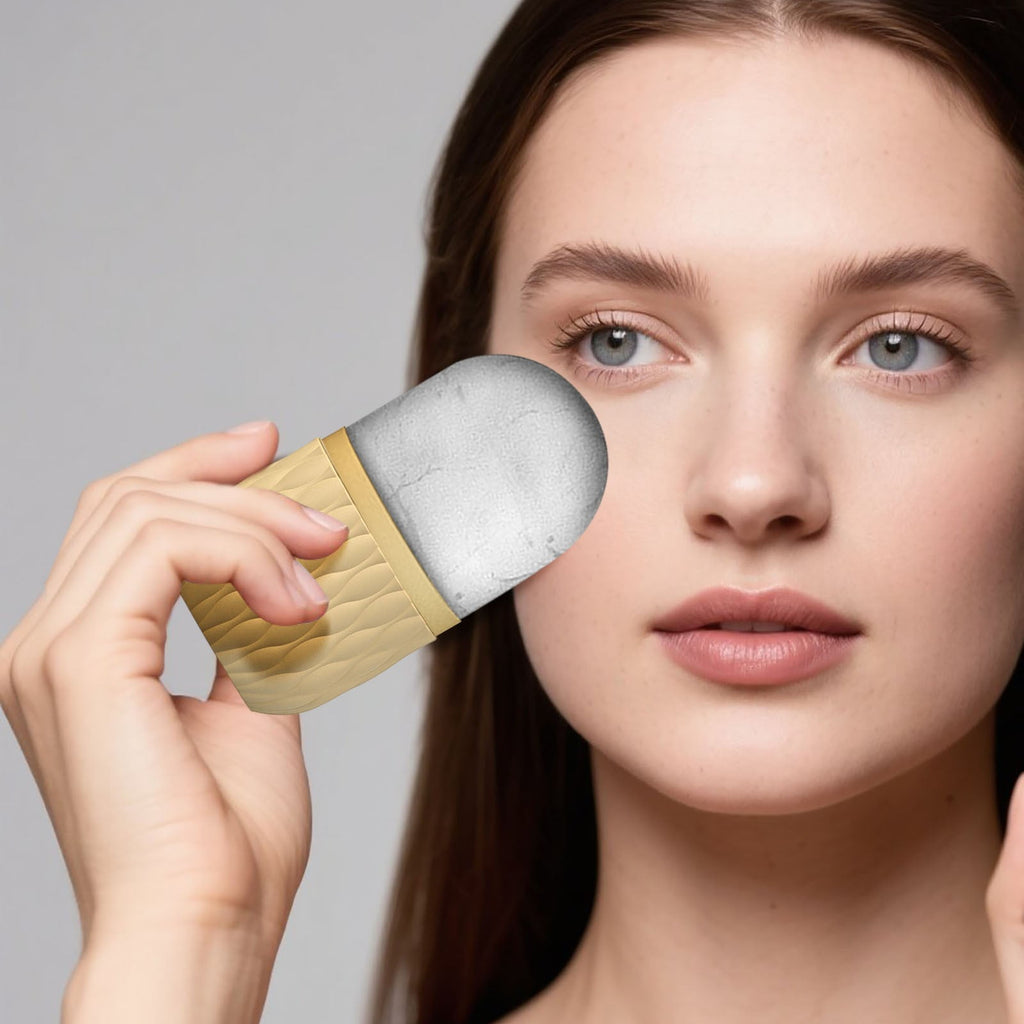 Ice Roller For Face - Eye Puffiness and Facial Ice Roller，Reusable Silicone Roller Durable Ice Facial Beauty Roller Face Massager For Skin C - Image 6