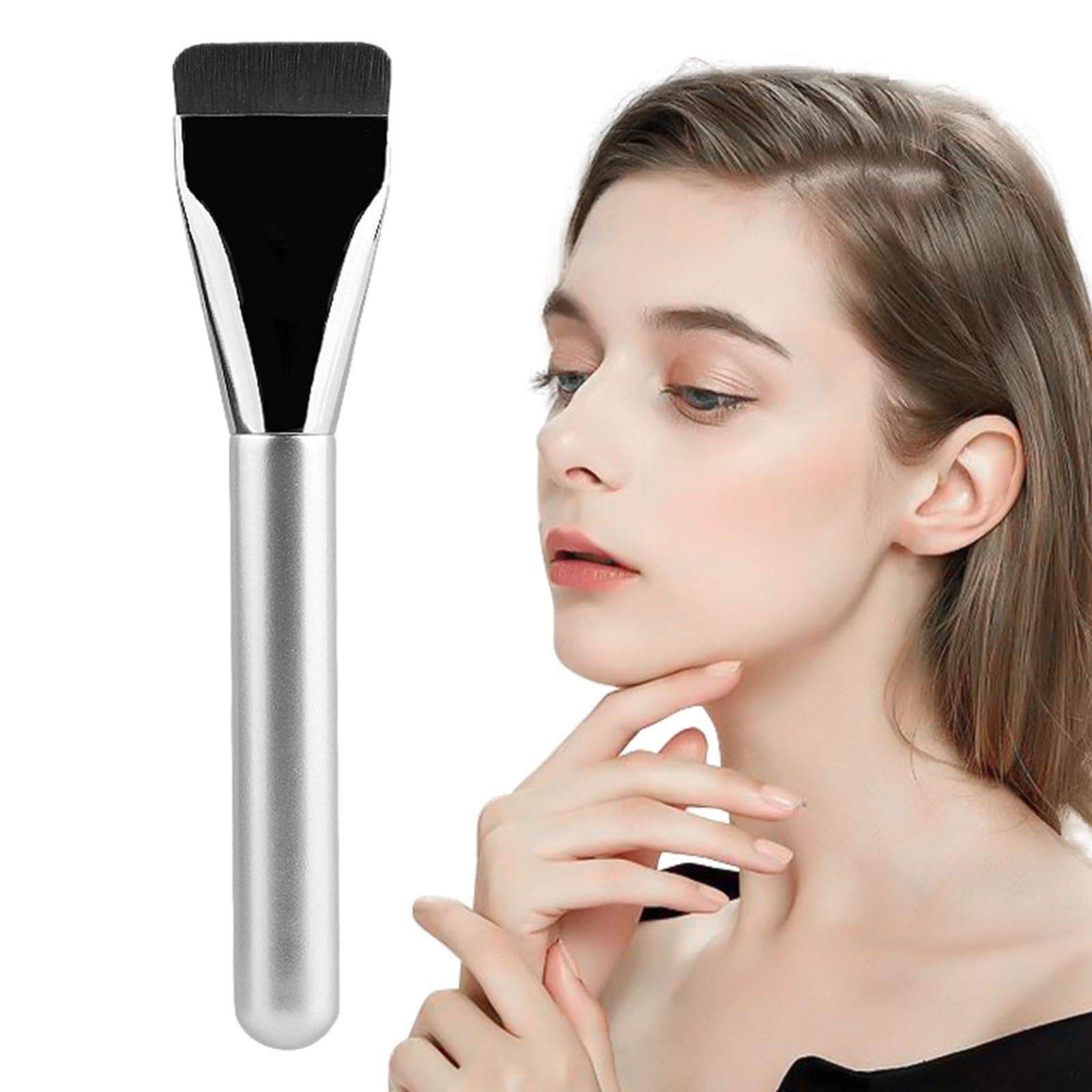 Makeup Brush Ultra Thin Spatula Facial Brush Face Mask Brushes for Liquid , Blending Cream,Mask,Mud, Clay, Charcoal M... - Image 2