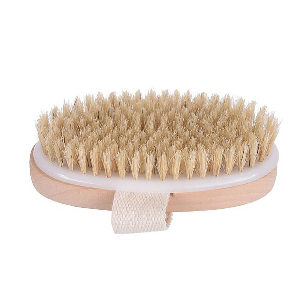 Natural Bristle Face Brush, Dry Exfoliation Brush, Gentle Facial Cleansing Tool for Removing Dead Skin and Minimizing... - Image 2