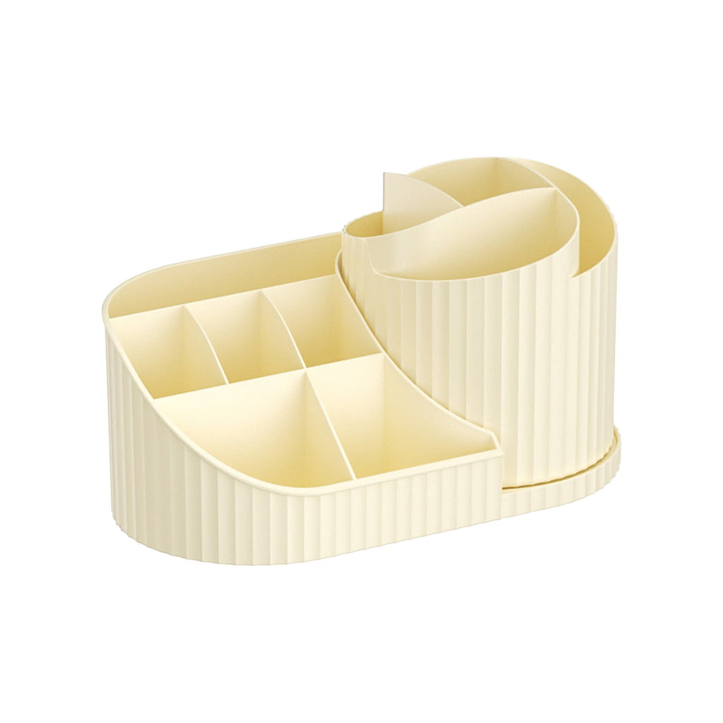 for Vanity with Rotating Brush Holder, Cosmetic Storage, Spinning Skincare , Countertop , Display Case - Image 2