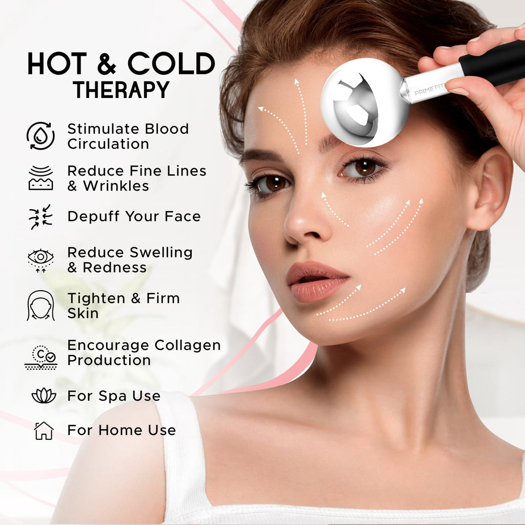 Ice Globes for Facials | Unbreakable Steel Cooling Roller | Cryo Sticks for Face | Massager for Face Neck & Eyes | Sk... - Image 4
