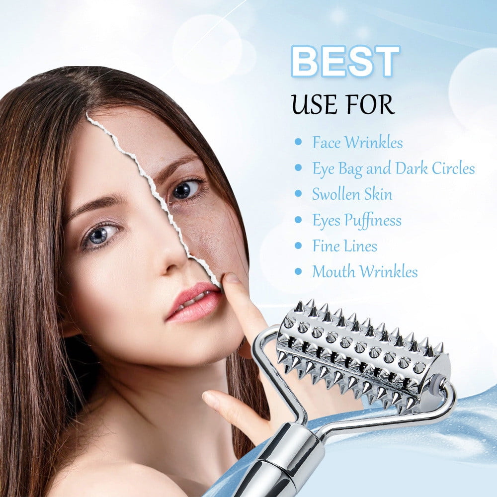 Acupressure Massage Roller for Hands and Face - Stainless Steel Face Massage Roller - Versatile Face Massager for Dee... - Image 5