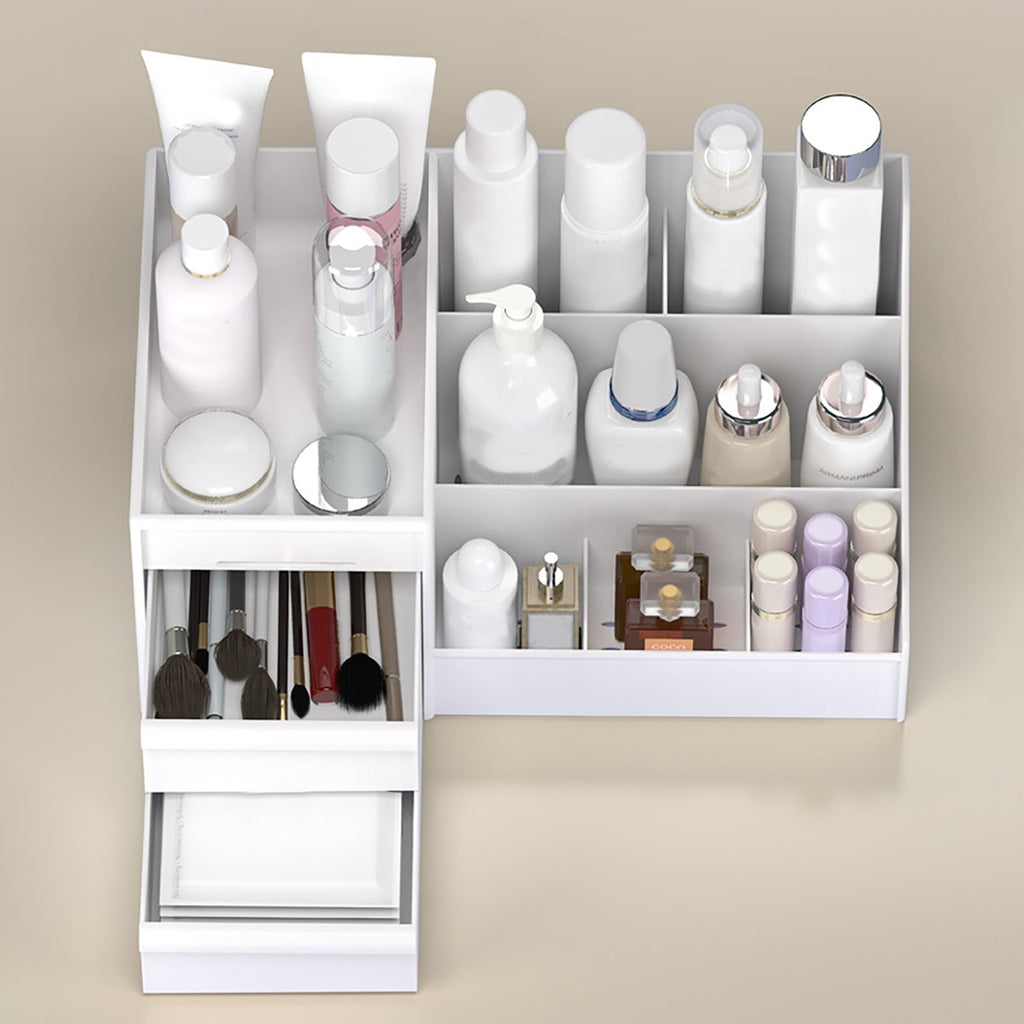 Makeup Organizer, Skin Care Organizers and Storage Box with Drawers for Vanity, Bathroom Countertop Holder for Lipsti... - Image 6
