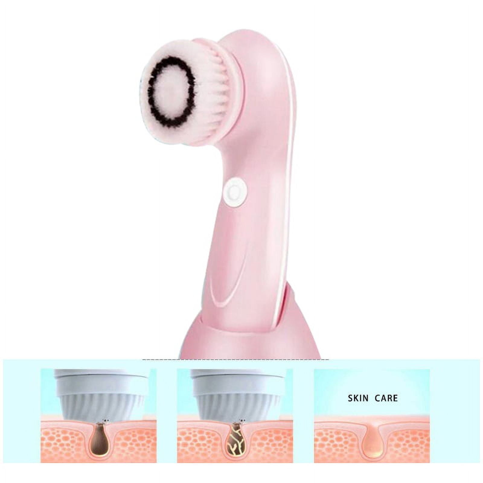 Facial Cleansing Brush Advanced - Latest Technology & 3 Heads , USB Rechargeable, Electric Rotating Face - Ipx6 Water... - Image 6