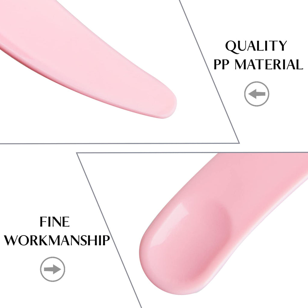 Emlimny 200 Pcs Disposable Mini Spoon for Makeup, Plastic Cosmetic Scoops Mixing Paddles for Sampling Cream, Lip Gloss, Mini Spatula for Fou - Image 4