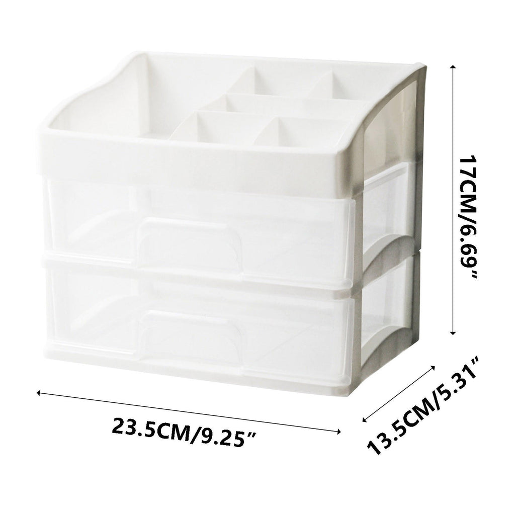 Makeup Organizer for Vanity Cosmetic Display Cases Large Capacity Bathroom Countertop Plastic Storage for Skin Care P... - Image 3