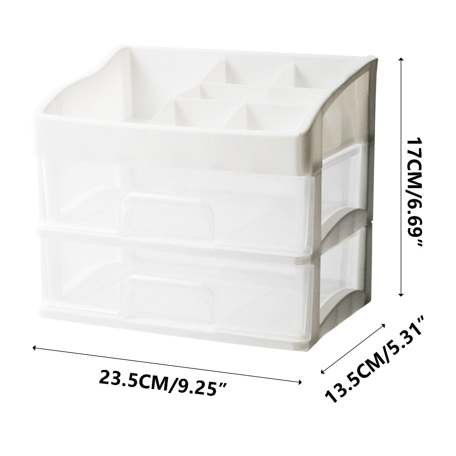 Makeup Organizer for Vanity Cosmetic Display Cases Large Capacity Bathroom Countertop Plastic Storage for Skin Care P... - Image 3
