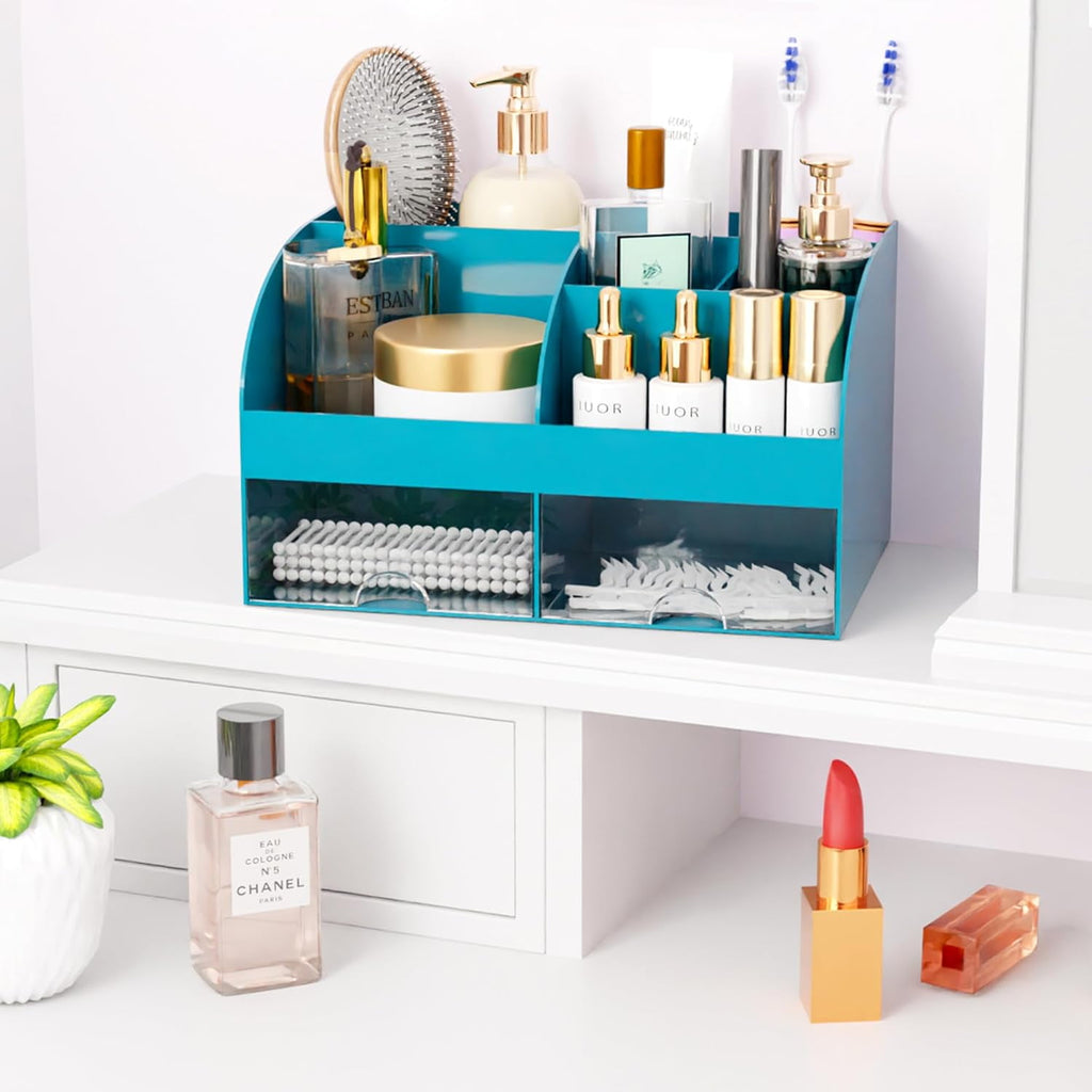 Makeup Organizer with Drawers, Cosmetic Storage for Dresser Vanity and Bathroom Countertop, Beauty Holder for Lipstic... - Image 6