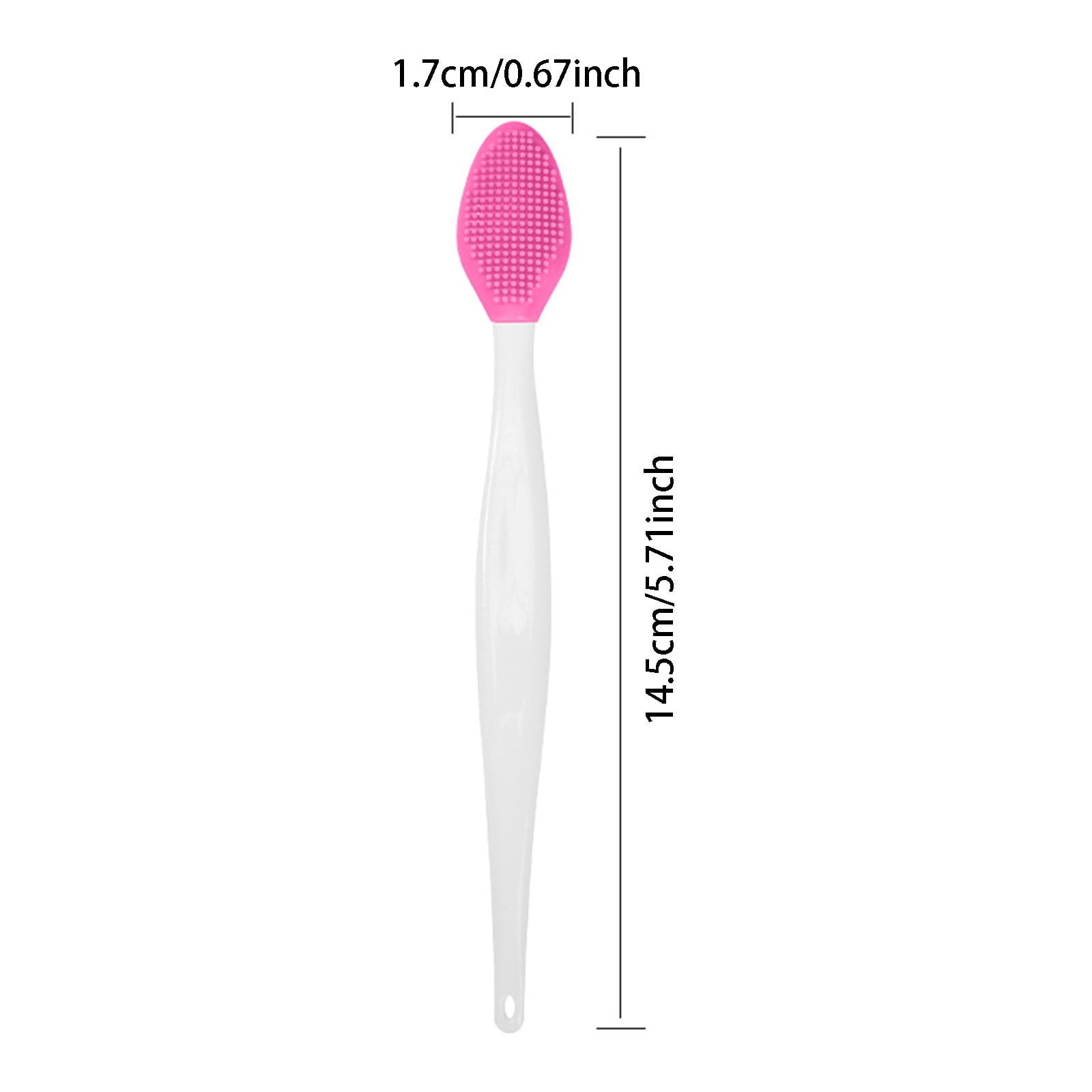 Pore Scrubber Double Silicone Brush for Blackhead Removal Facial Cleansing Tool Exfoliator for Smooth Skin Gentle Pore Cleanser for All Skin - Image 2