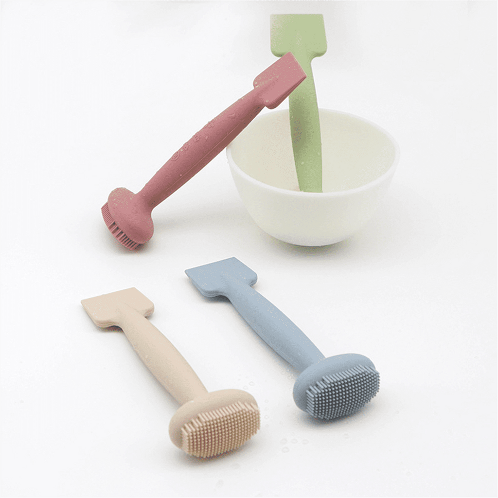 Dual- Silicone Mask Brush, Cleansing & Makeup Applicator Tool for Women,Home Skincare Essentials - Image 3