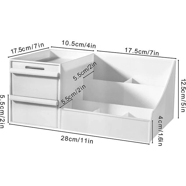 Makeup Storage,Makeup Organizer with Drawers,Bathroom Vanity Organizers and Storage Great for Cosmetics, skincare, Li... - Image 6