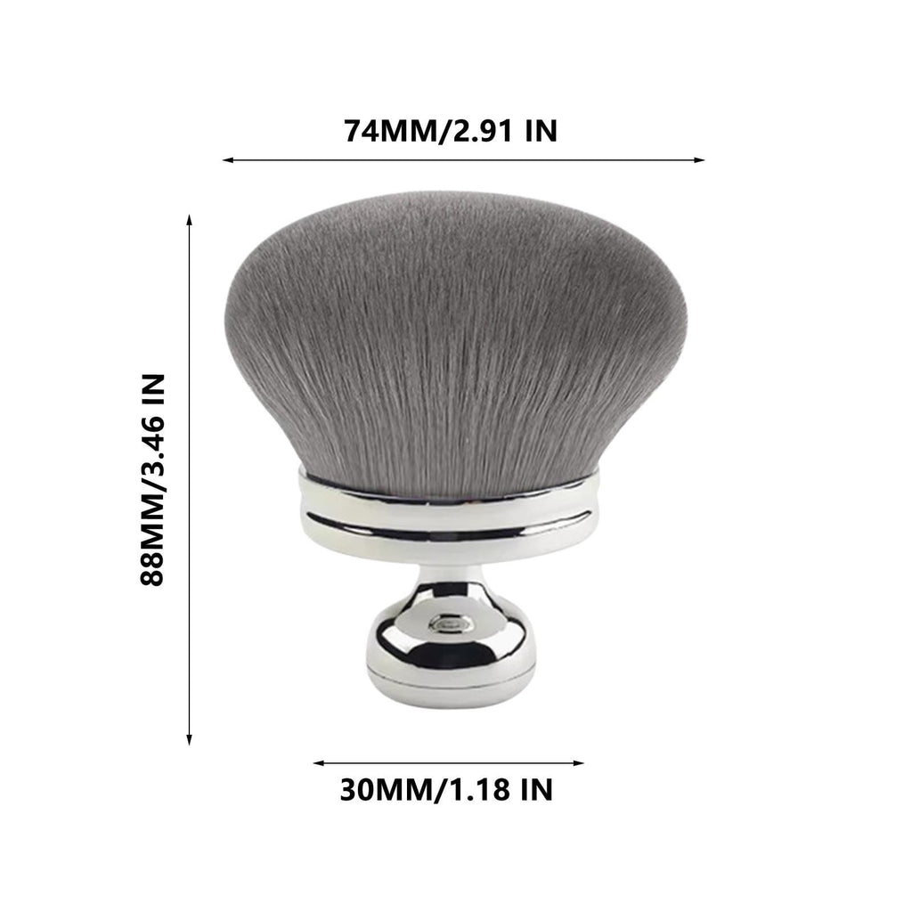 Soft Bristled Extra-Large Makeup Brush for Body Face Self Tanner, Multi-Purpose Cosmetic Applicator with Drawstring B... - Image 3