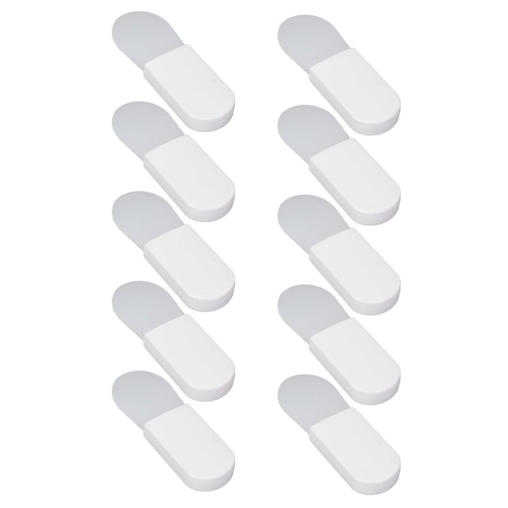 10pcs Mini Silicone Facial Mask Brush, Short Handle Mud Mask Applicator for Facial Beauty, White Short Tongue Shape (... - Image 4