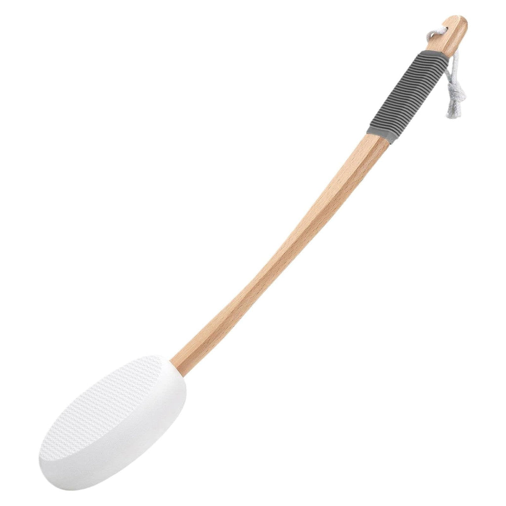 18 Inch Curved Handle Lotion Applicator for Hard-to-Reach Back and Feet, Self-Tanner and Sunscreen Applicator Tool fo...